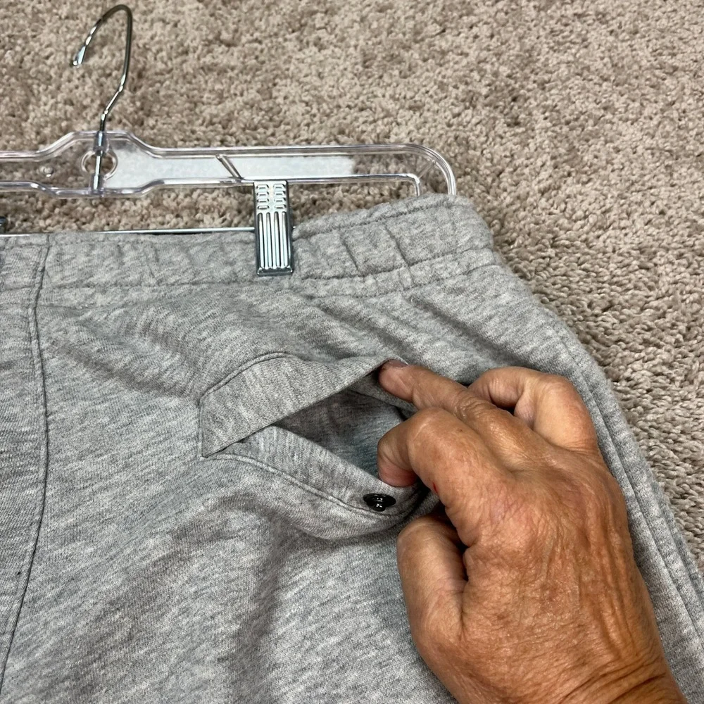Nike Joggers‎ Mens Small Gray Stretch Waistband Athletic Club Fleece Sweatpants